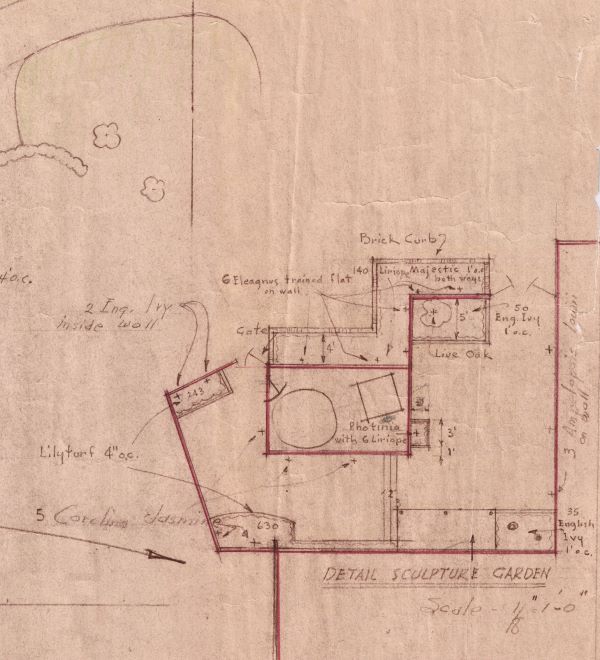 Berger design plan for gallery