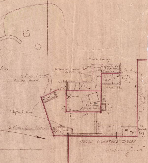 Berger design plan for gallery